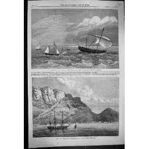  1867 Capture Slave Dhow Ship Lyra Madagascar Port Victoria 