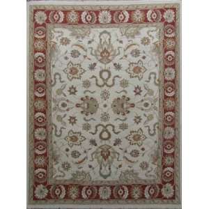  Ivory Flat Weave Hand Knotted Wool Area Rug 9 X 12 