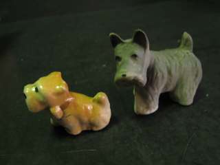 Vintage Made In Japan Scottie Dog Figurines  