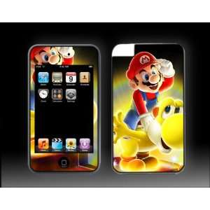 iPod Touch 3G Super Mario Bros #2 Galaxy Brothers Vinyl Skin kit fits 