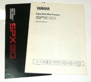  SPX 90 II Mk2 Multi Effects Rack Mount Processor w/ Manuals  