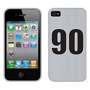  Number 90 on Verizon iPhone 4 Case by Coveroo  Players 