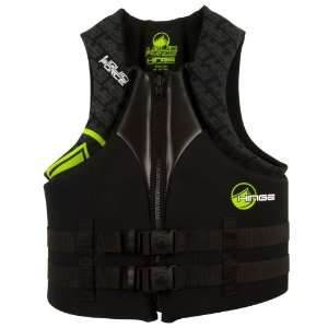  Liquid Force Hinge CGA Wakeboard Vest Black/Green Mens 