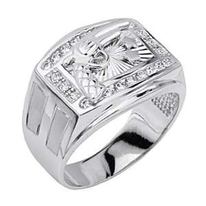   Pistol Mens Ring   Size 12: The World Jewelry Center: Jewelry