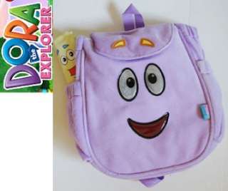 NWT Dora The Explorer Mr. Face Plush Backpack (Purple)  