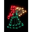 VCO 16 Lighted Angel with Horn Christmas Window Silhouette Decoration
