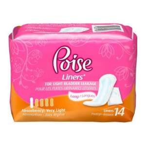   Poise Very Light Absorbency Pads, Long   14 ct