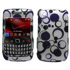 EMPIRE for BlackBerry Curve 3G Purple Circles Case Cover
