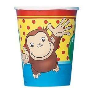  6x 8ct Curious George Cups