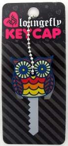 Loungefly Vintage Owl Key Cap Cover Blue Brown Red Orange Yellow 