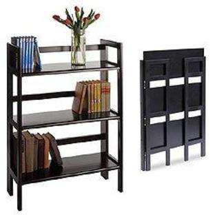   TRADING 20896 Stackable/Folding Shelf 3 tier Black 