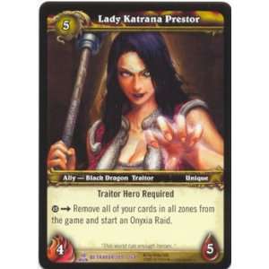  Lady Katrana Prestor EPIC RARE #209   World of Warcraft 