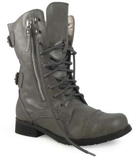 NEW LADIES COMBAT MILITARY ARMY WORKER BOOTS SIZES 3 8  