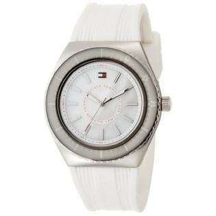   NEW TOMMY HILFIGER 1781006 WOMENS SPORT WHITE DIAL WATCH 