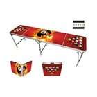 Red Cup Pong 8 Ball Fire Beer Pong Table 8ft   Premium HD Design 