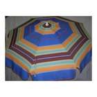 Parasol 6 Drape Umbrella   Lower Pole Beach Height, Color Brown and 