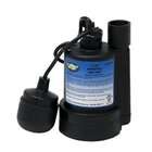 Superior Pump 92250 1/4 Horsepower Thermoplastic Sump Pump with 