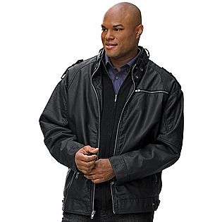   Motorcycle Jacket  Synrgy Clothing Mens Big & Tall Outerwear