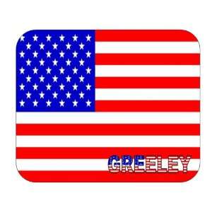  US Flag   Greeley, Colorado (CO) Mouse Pad Everything 