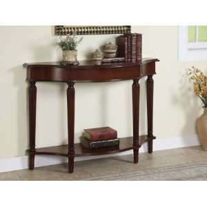 Powell Company Masterpiece Console Table with 4 Reeded Legs with Lower 