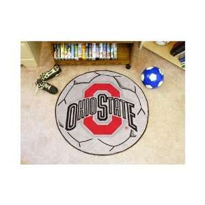 Ohio State Buckeyes 29 Round Soccer Ball Mat  Sports 
