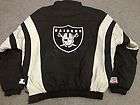 Vintage Los Angeles Oakland Raiders Starter Insulated Winter Jacket 