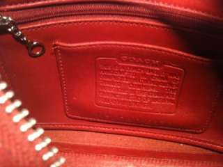 COACH Vintage Legacy Red Leather Hobo Shoulder Bag No. 9136  