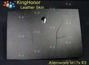   KH Special Laptop black Leather Cover Skin Fit DELL Alienware M17x R3