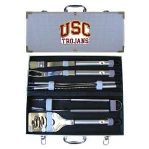  USC Trojans 8pc. BBQ Set w/Case   NCAA College Athletics 