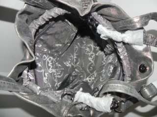 NWT Michael Kors Drawstring Item Tote Nickel Handbag  