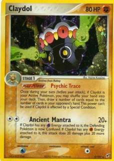 CLAYDOL #5/107 Pokemon Card Ex DEOXYS RARE HOLO MINT  