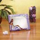 DecoFlair Tabletop Framed Mirror Decorated With A Reclining Lady