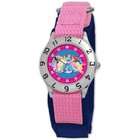 Disney Kids D044S503 Princess Time Teacher Pink Velcro Watch