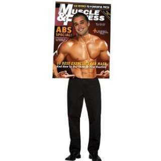   : Muscle & Fitness Male Body Builder Magazine Adult Costume: Clothing