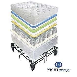 12 Inch Spring Mattress Complete Set Full  Night Therapy For the Home 