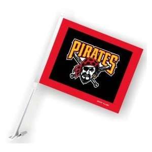  Pittsburgh Pirates Car Flag: Patio, Lawn & Garden