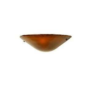  18W Autumn Moon Fused Glass Wall Sconce: Home Improvement