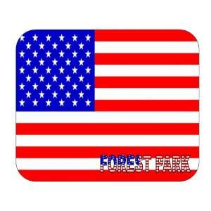  US Flag   Forest Park, Georgia (GA) Mouse Pad Everything 