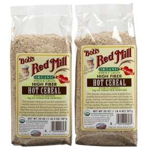  Bobs Red Mill Org High Fiber Hot Cereal w/ Flaxseed, 20 