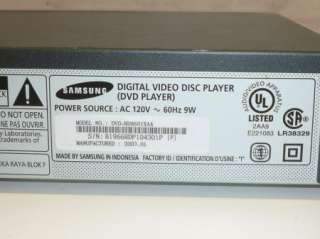 Samsung Model DVD HD860 Slimline DVD Player Used No Remote 