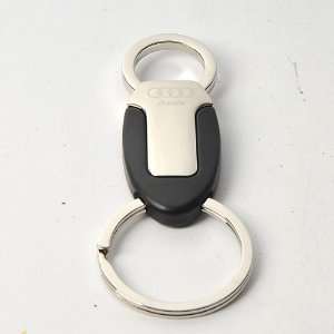  Audi Logo Auto Car Key Ring Chain Keyring Silver: Office 