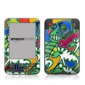  Over Design Protective Decal Skin Sticker for  Kindle Keyboard 