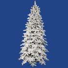   Lit Flocked Olympia Fir Artificial Christmas Tree   Multi Dura Lights