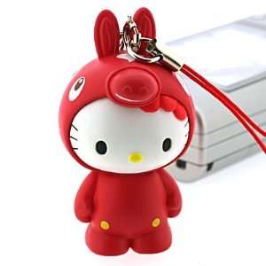   Kitty Dreamy Collaboration Mascot Cell Phone Strap (Red): Toys & Games