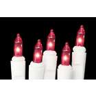 sienna set of 20 battery operated pink mini christmas lights