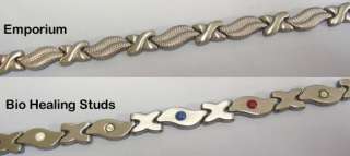 LADY BLOOM SV BIO Stainless Steel Magnetic Bracelet  