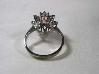 GORGEOUS FIERY Opal/Diamond/Sapphire 14KT Ring  