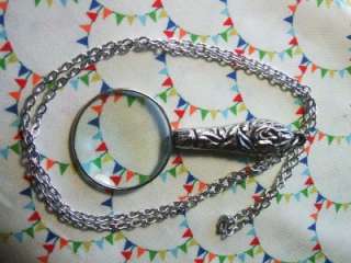 Victorian Magnifying Glass Necklace Chatelaine Sewing Choose Design 