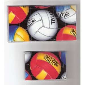   Cover Debit Set Made with Volleyball Sport Fabric 
