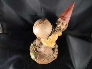 Cy The Gnome Resin Sculpture W/Baseball by Tom Clark  